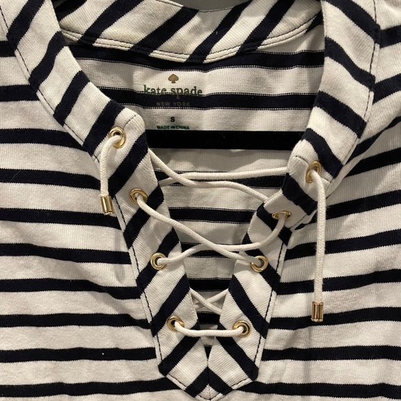 Kate Spade Navy Striped Sweater - Picture 2 of 3